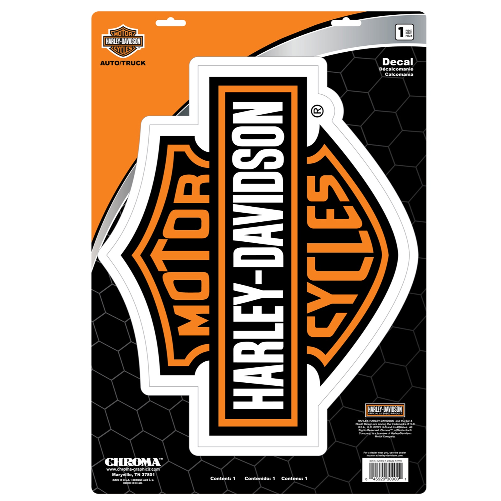 Harley-Davidson Car/Truck Decal Bar & Shield at Thunderbike Shop - Clip ...