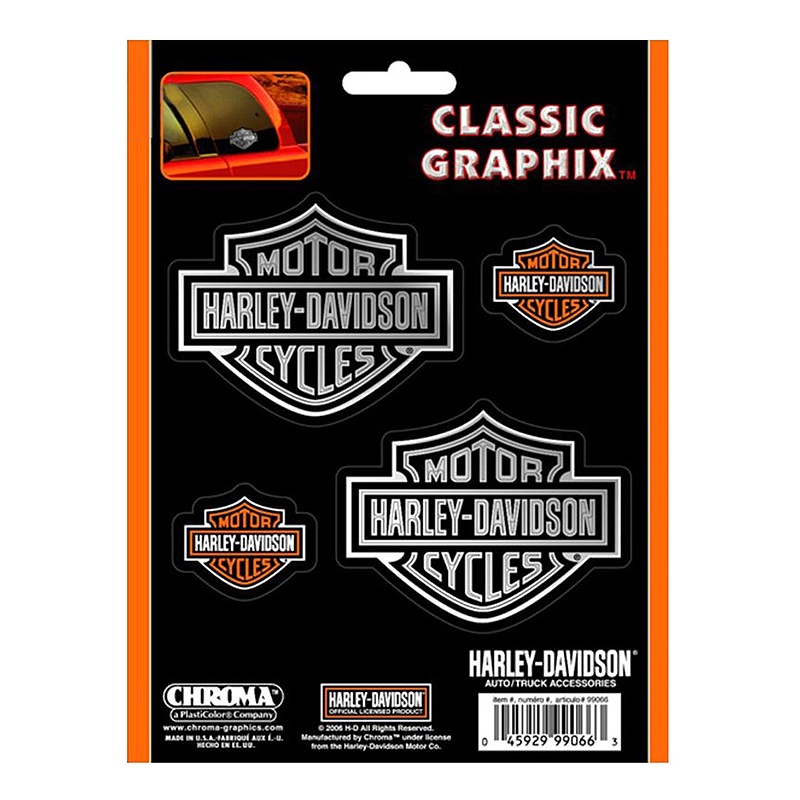 Harley-Davidson Decal Set Bar & Shield at Thunderbike Shop - Clip Art ...