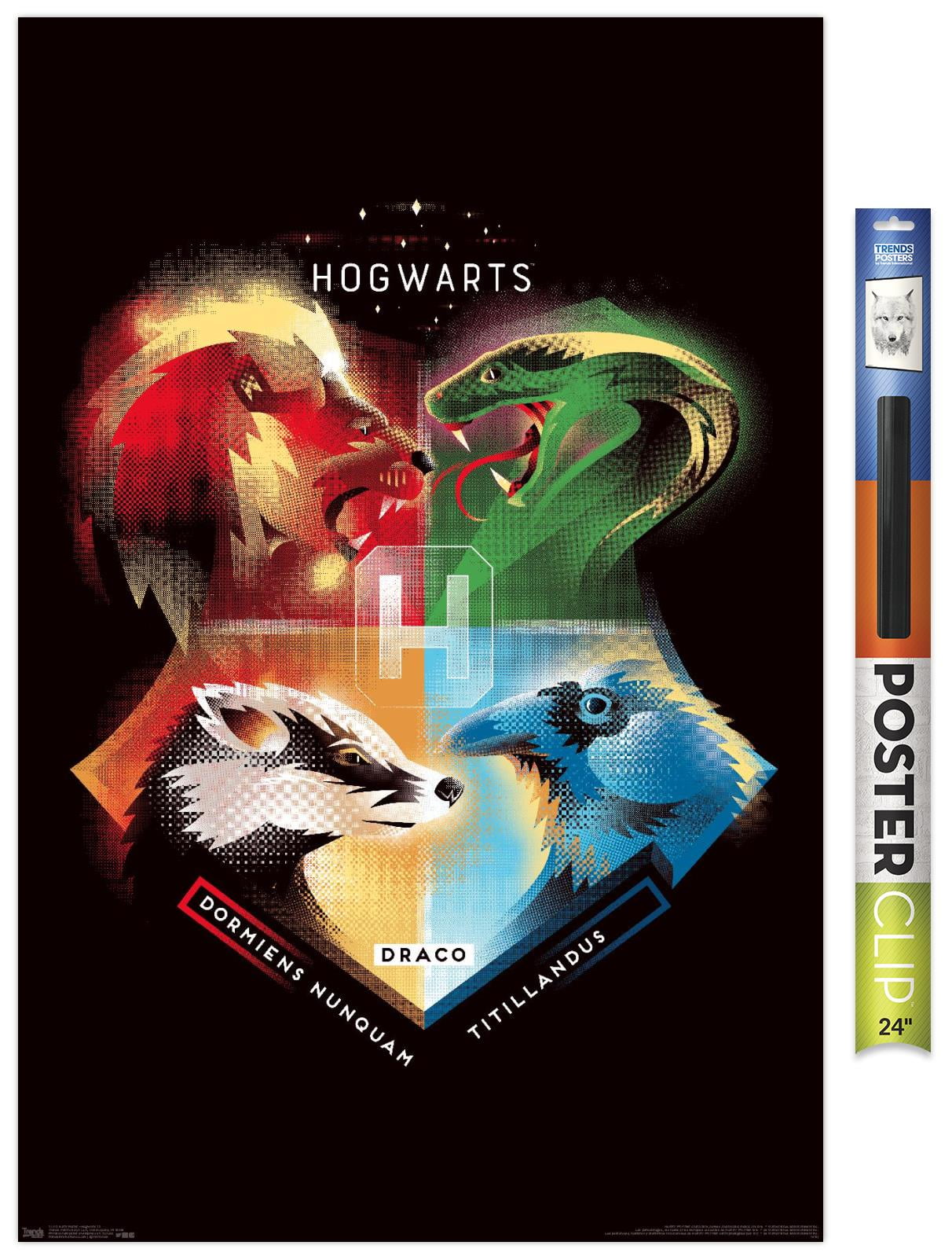 The Wizarding World: Harry Potter - Hogwarts House Crests Premium ...