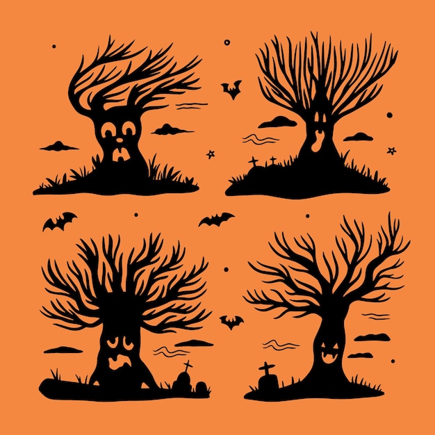 Free clip haunted trees, Download Free clip haunted trees png images ...