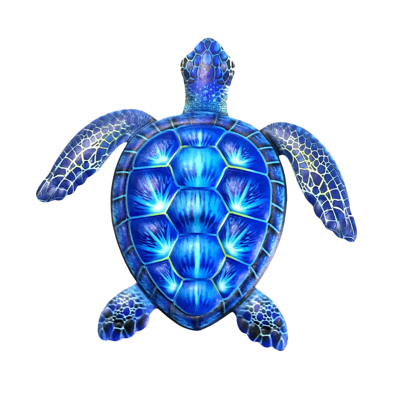 LOVIVER Sea Turtles, Beach Metal Art, Nautical Wall Hanging Figures ...