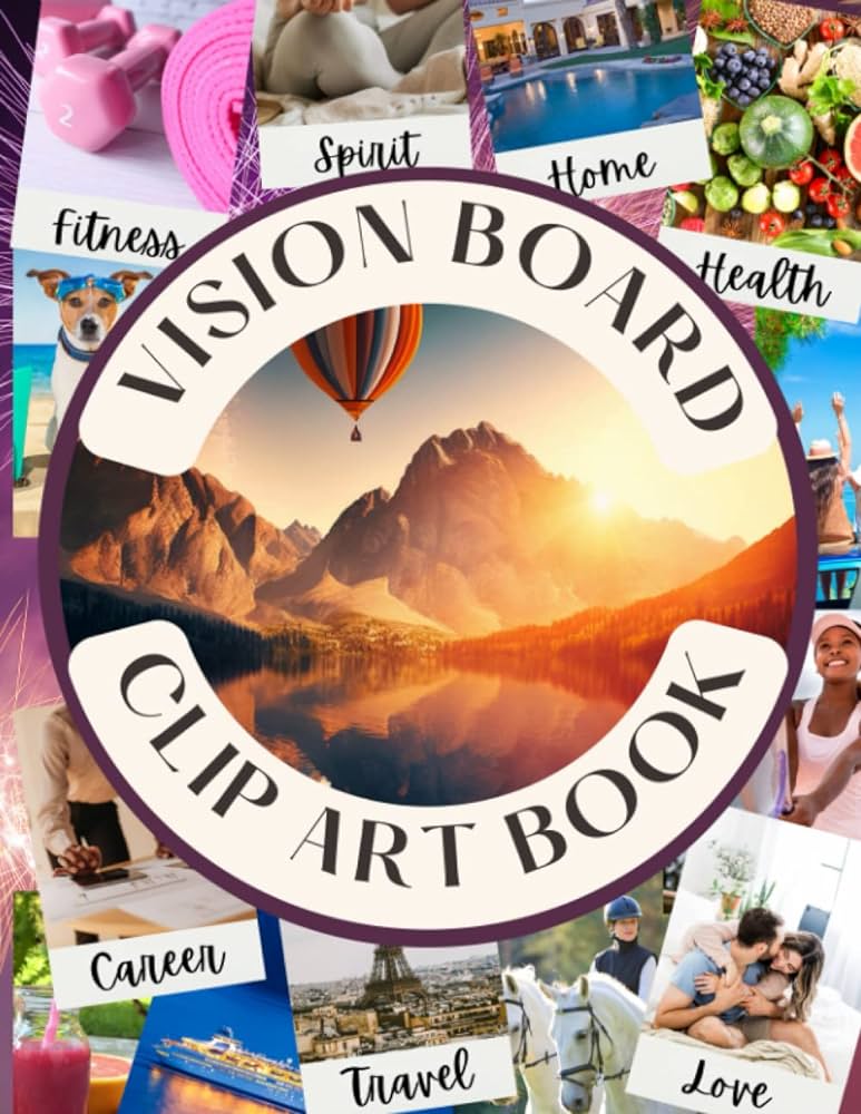 Vision Board Clip Art Book Pictures And Quotes For Women To