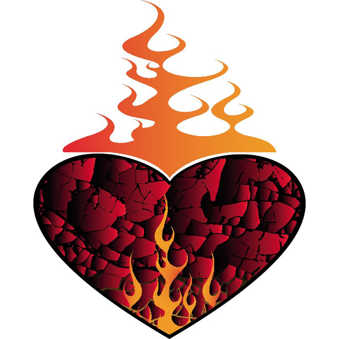 Free Clip Hearts On Fire, Download Free Clip Hearts On Fire Png Images 