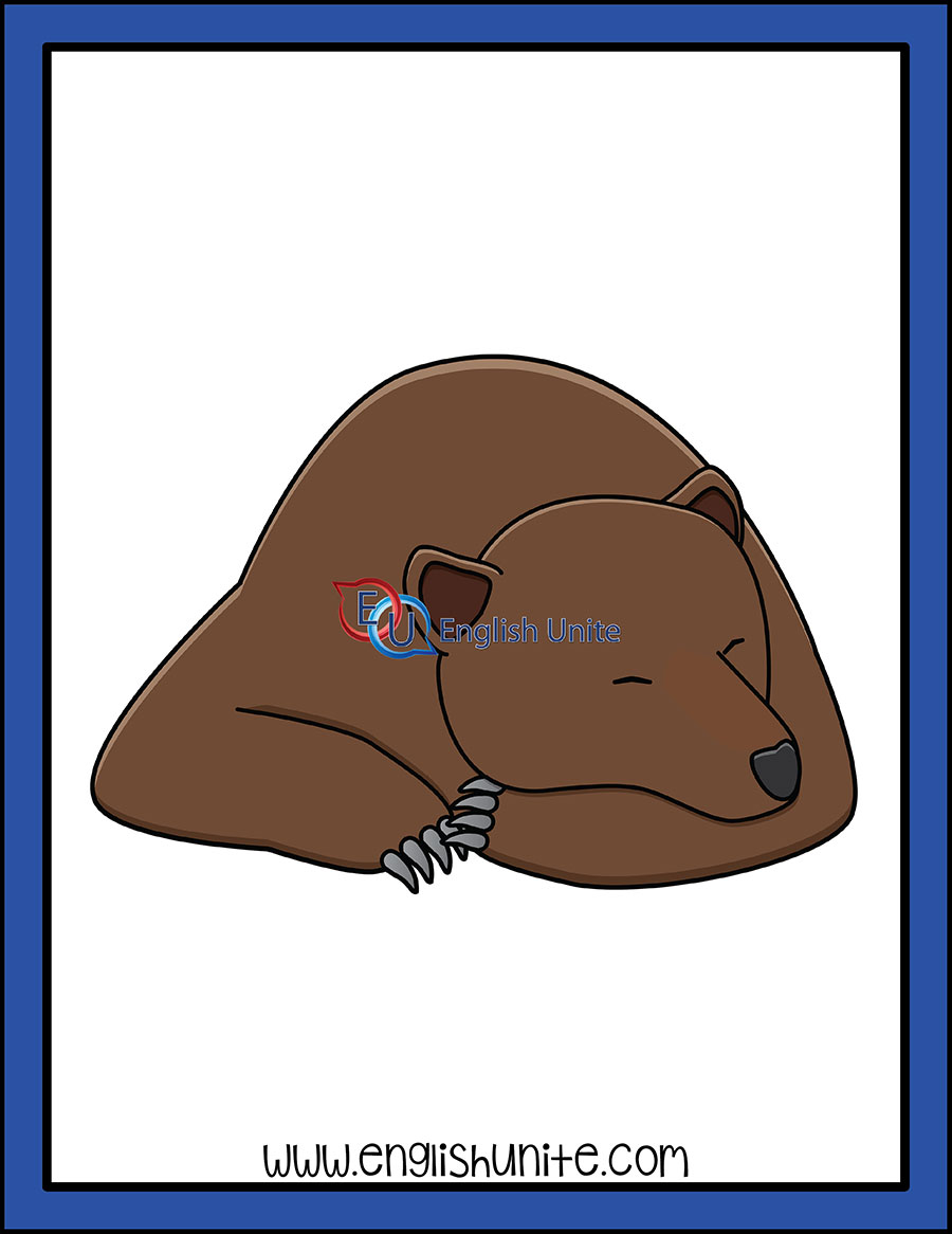 English Unite - Bear Animal Pack - Bear Standing - Clip Art Library