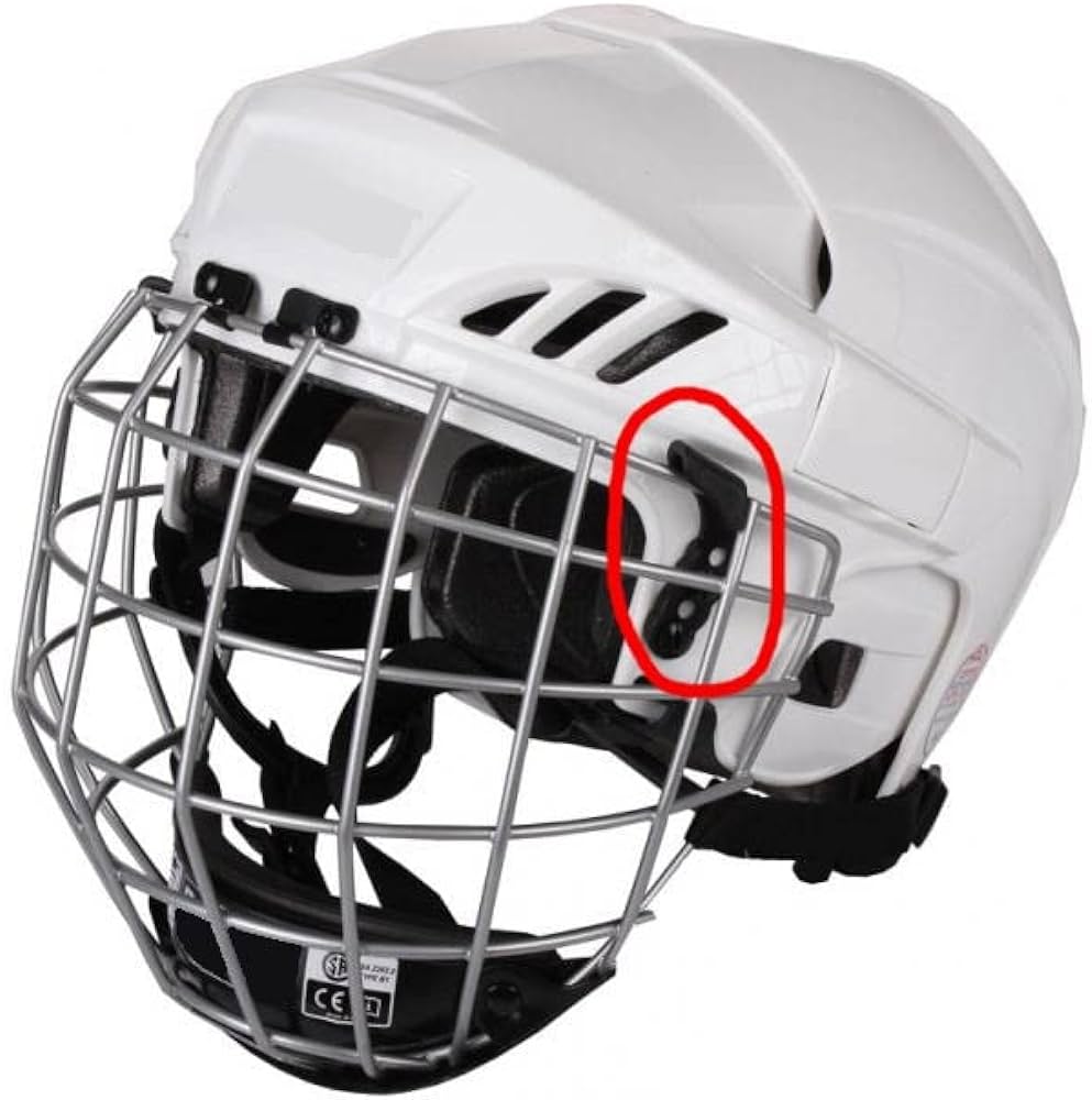 Hockey Helmet Cage/Shield Replacement J-Clips | Secure a Tight Fit ...