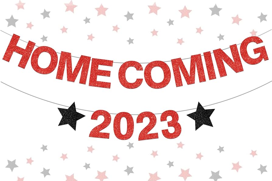 Homecoming 2023 Banner – Rot und Schwarz 2023 Homecoming Party ...