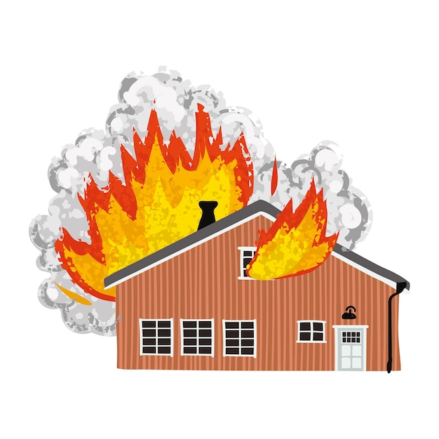 House fire Vectors & Illustrations for Free Download | Freepik - Clip ...