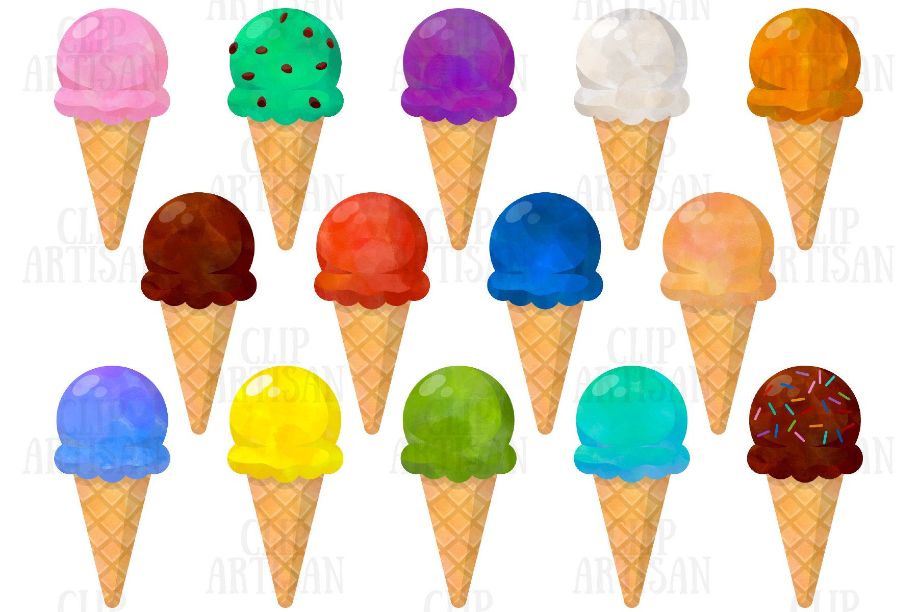 Ice Cream Cone Stock Illustrations Royalty Free Vector Clip Art Library