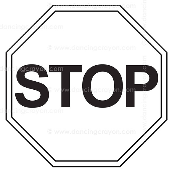 Free Blank Stop Sign Clipart | Free Images at Clker.com - vector ...