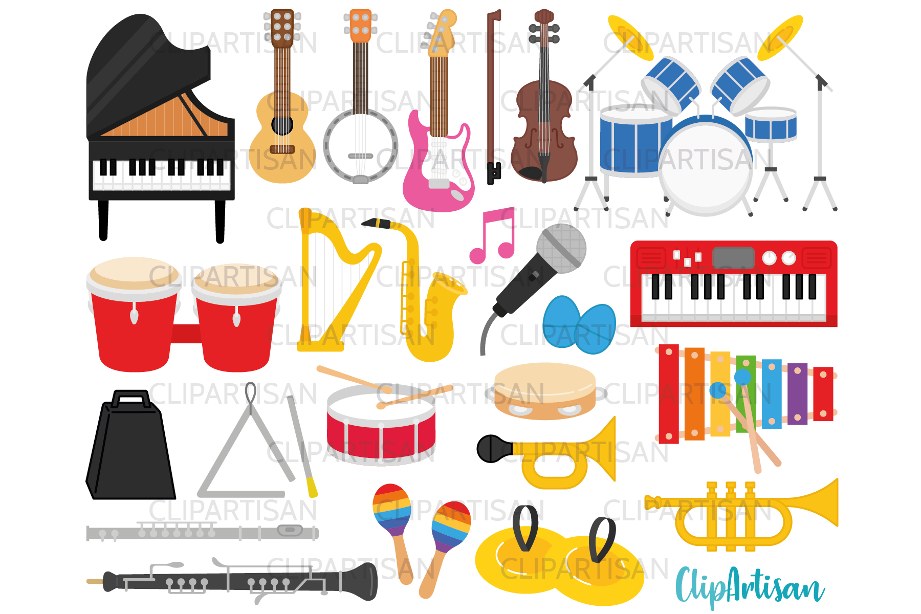 Free clip images musical instruments, Download Free clip images musical ...