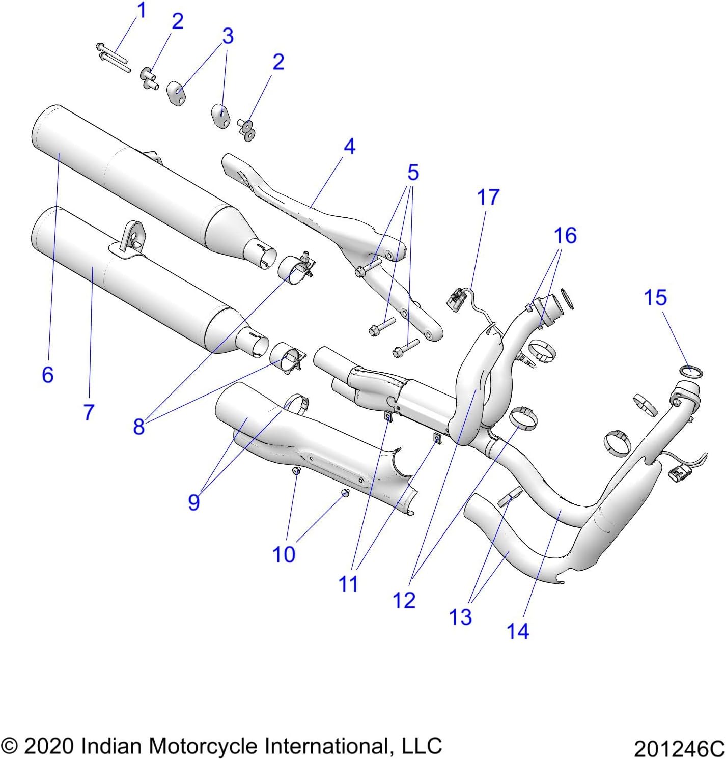 Polaris Indian Motorcycle C-Clip - Genuine OEM Part, India | Ubuy ...