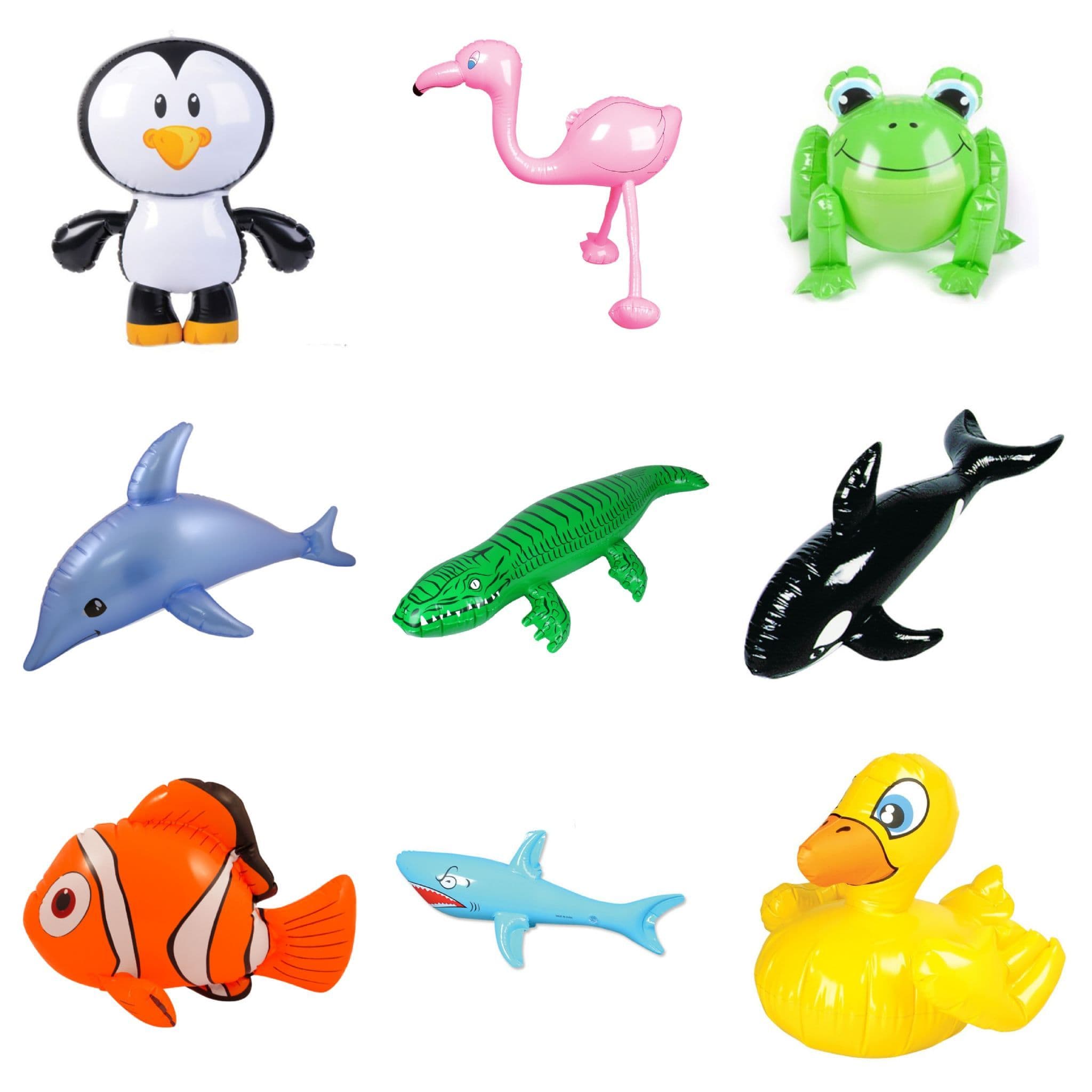 Inflatable Sea Creature & Water Animal Assortment - 100 Units (£1.16 ...