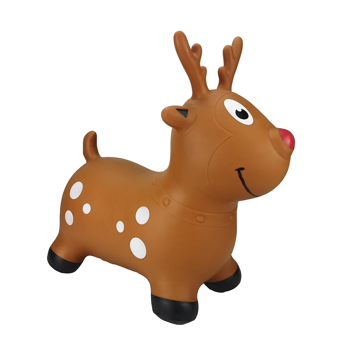 BounceZiez Inflatable Reindeer Animal Hopper Giftable Toy for ...