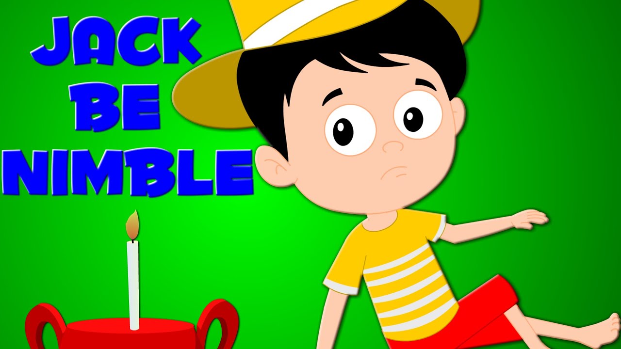 Jack Be Nimble | Kids Songs | Kindergarten Nursery Rhymes | Cartoon ...