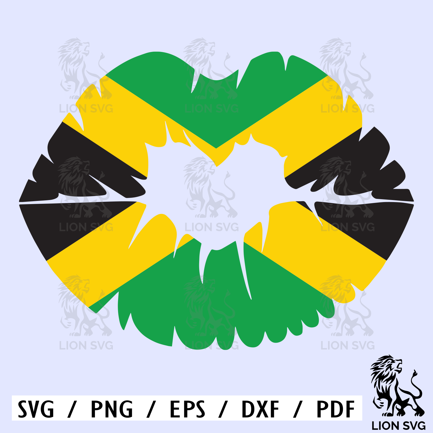 Jamaican Flag SVG, Jamaican, Jamaica svg, Jamaican Flag Clipart ...