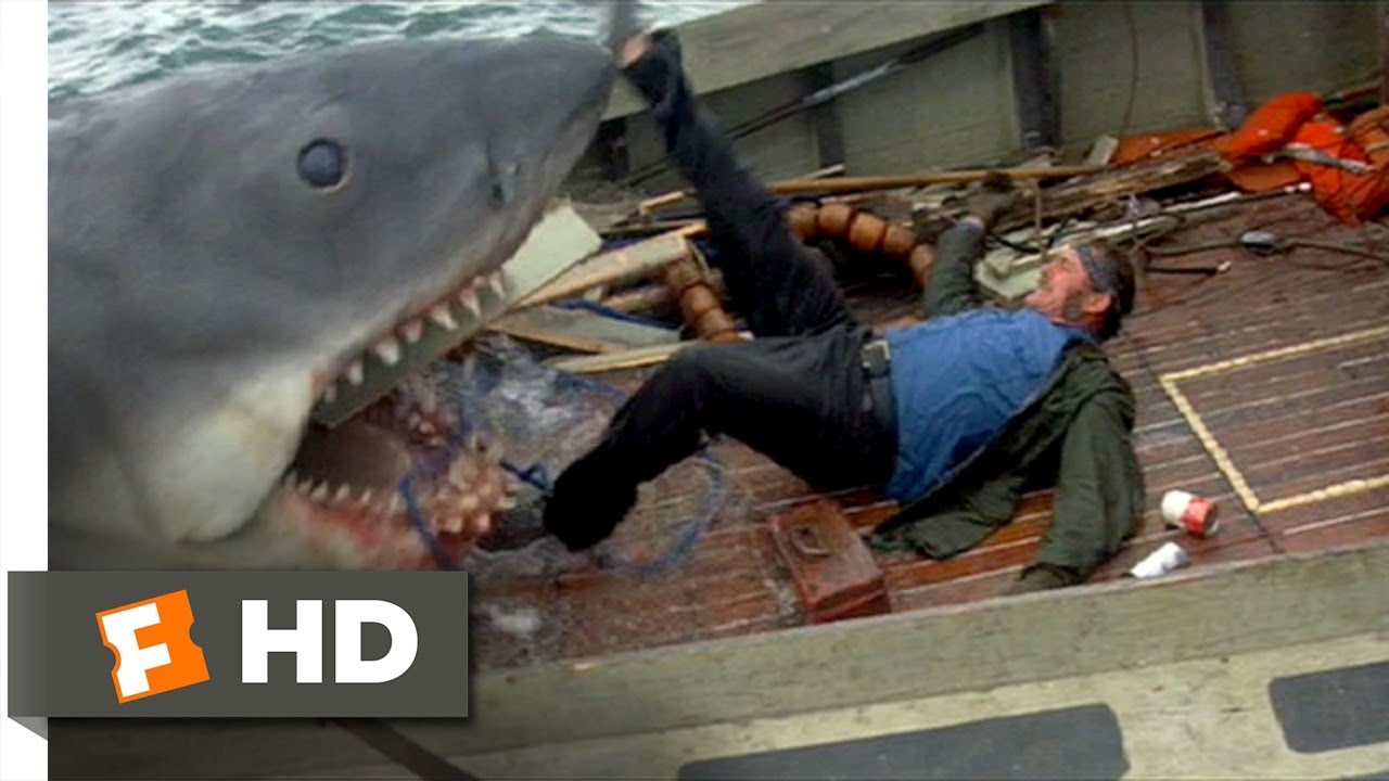 Jaws (1975) - Quint Is Devoured Scene (9/10) | Movieclips - Clip Art ...