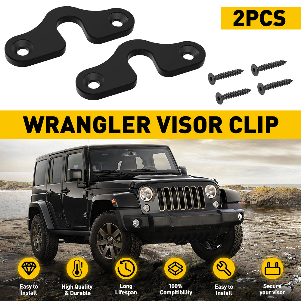 Sun Visor Clips For Jeep Jk Jl Jt Gladiator And Clip