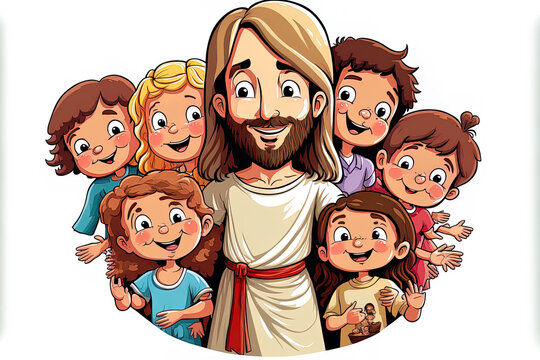 Free clip jesus and children, Download Free clip jesus and children png ...