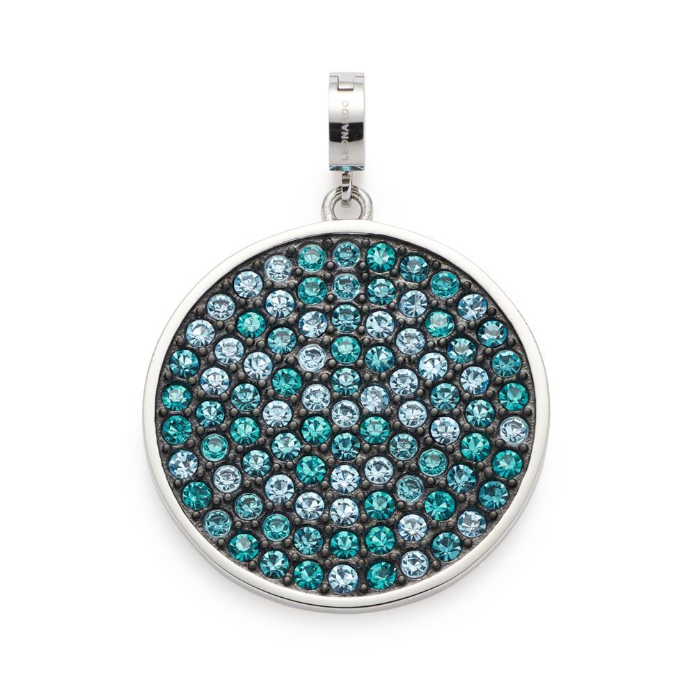 Leonardo Pendant holly Clip&Mix in stainless steel with crystals 022882 ...