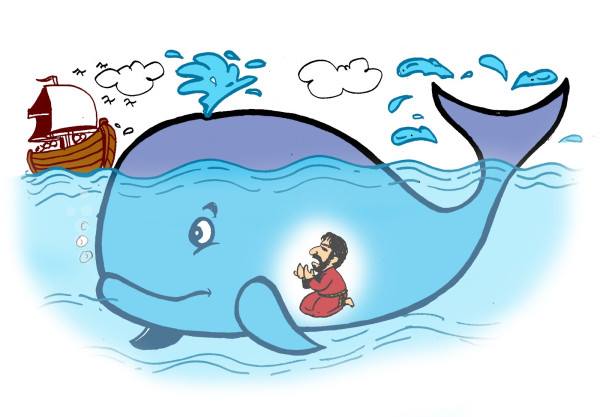 Placemat - Jonah and the Whale - Clip Art Library