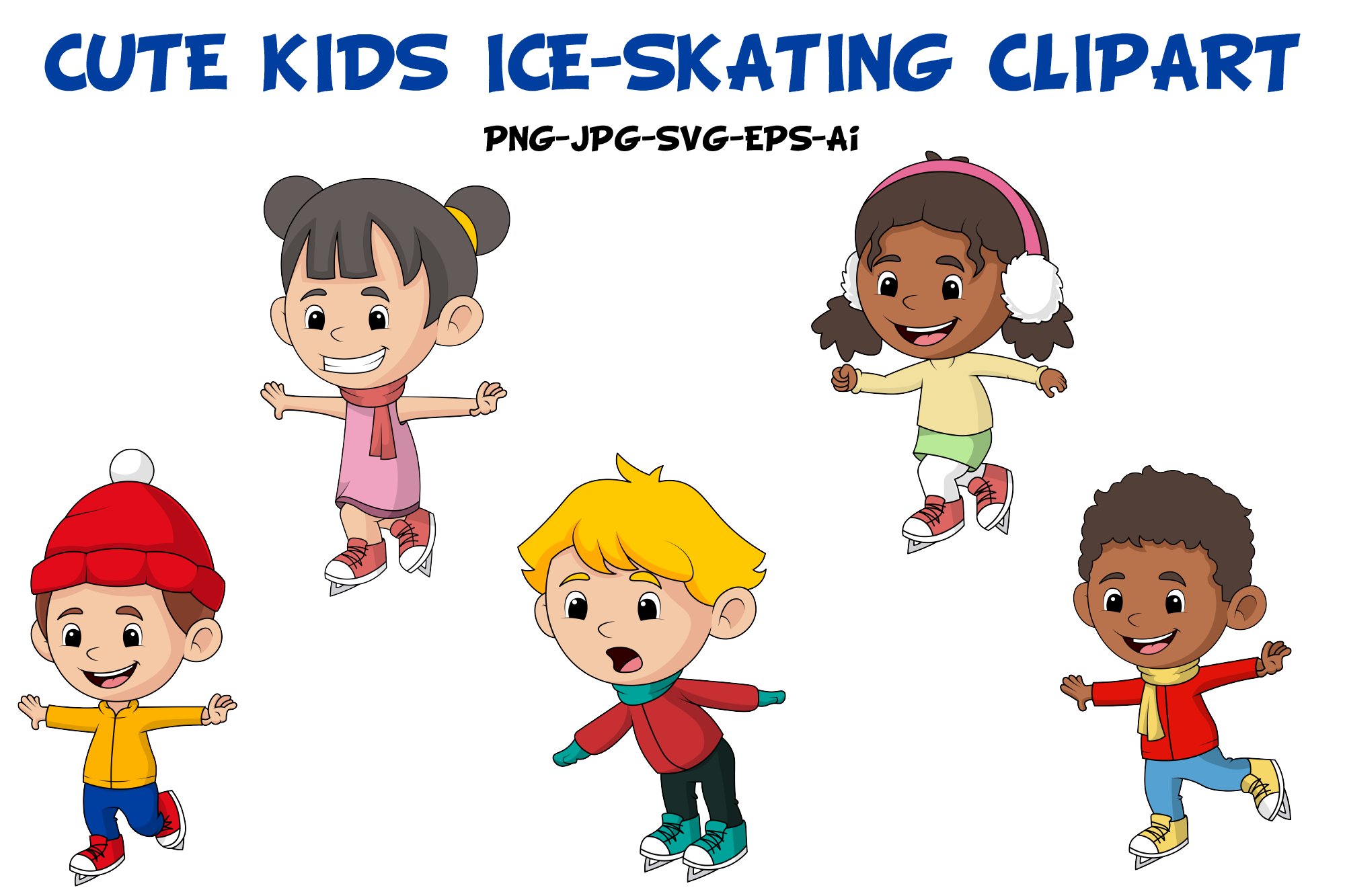 Free clip kids ice skating, Download Free clip kids ice skating png ...