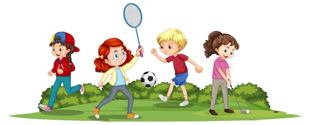 Free clip kids sports, Download Free clip kids sports png images, Free ...