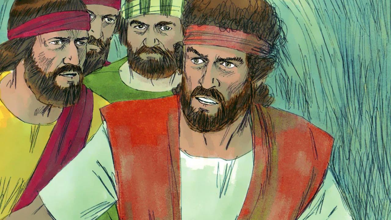 Animated Bible Stories: David Spares King Sauls Life| 1 Samuel 22:1-2 ...