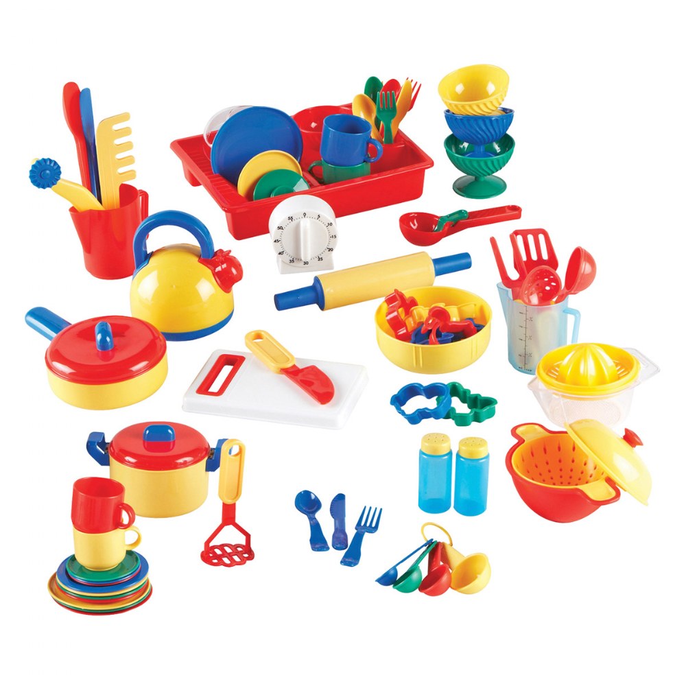 Pretend & Play™ Kitchen Set - 76 Pieces - Clip Art Library