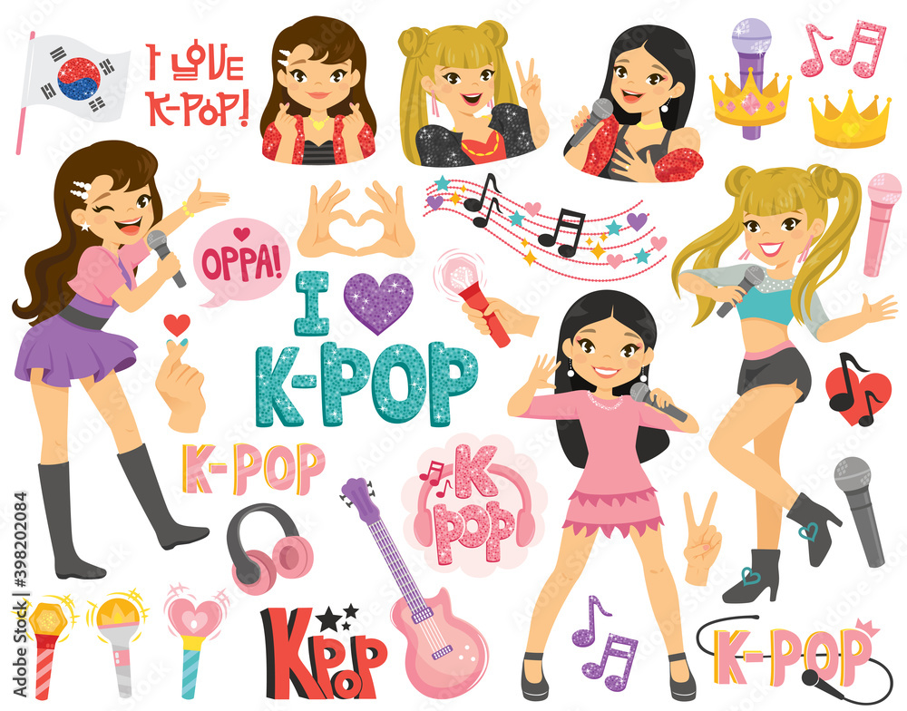 KPOP Hair Clips - Fashion Chingu - Clip Art Library