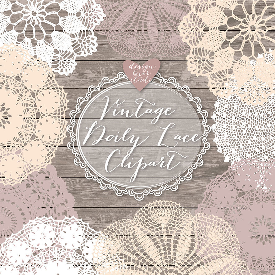 Free clip lace doily, Download Free clip lace doily png images, Free ...