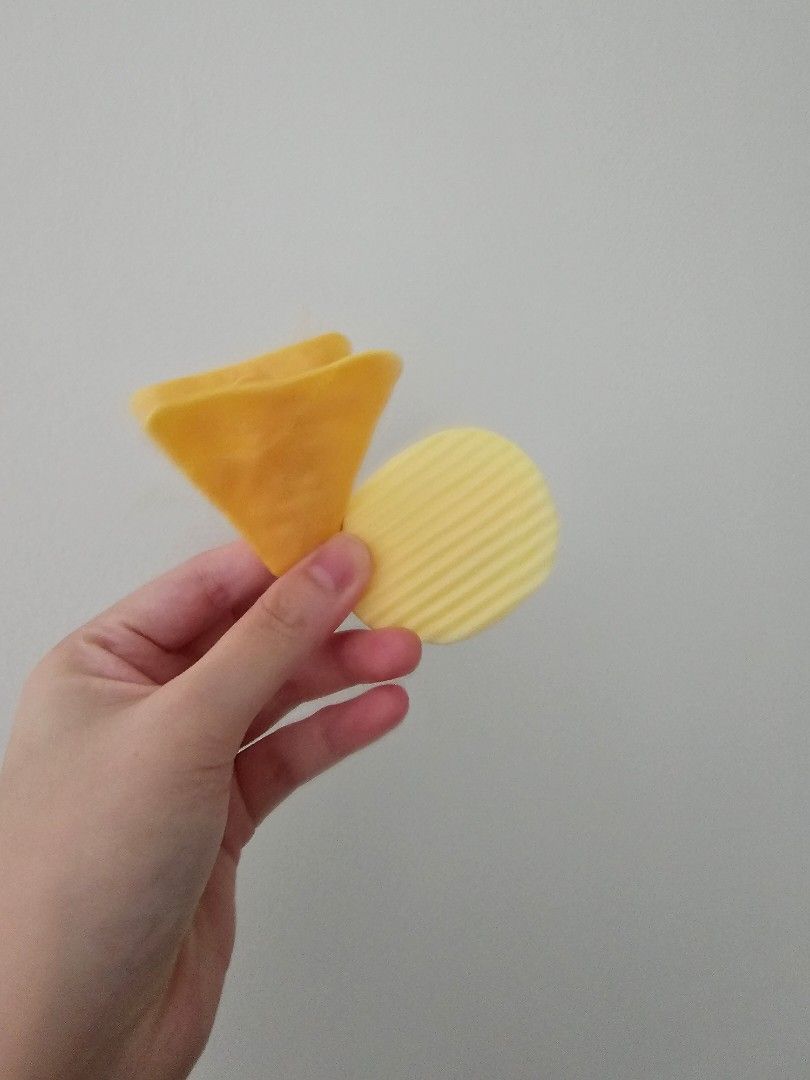 Potato Chip Shape Bag Clips 6 Pieces Cute Plastic Food Sealing Clips ...