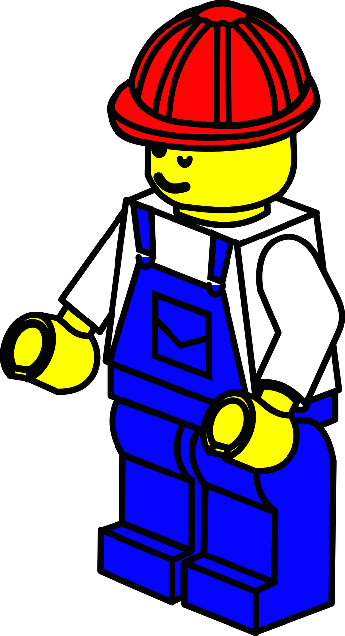 Block People / Robots Similar to Lego MiniFigs / Lego Men Clip Art ...