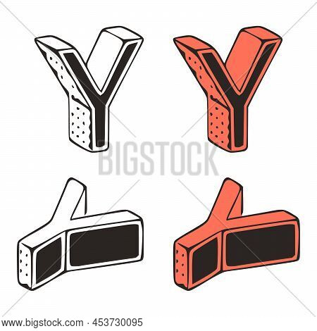 Isometric Letter Y Vector & Photo (Free Trial) | Bigstock - Clip Art ...