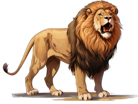 Fierce Lion Clip Art Images – Browse 2,225 Stock Photos, Vectors ...