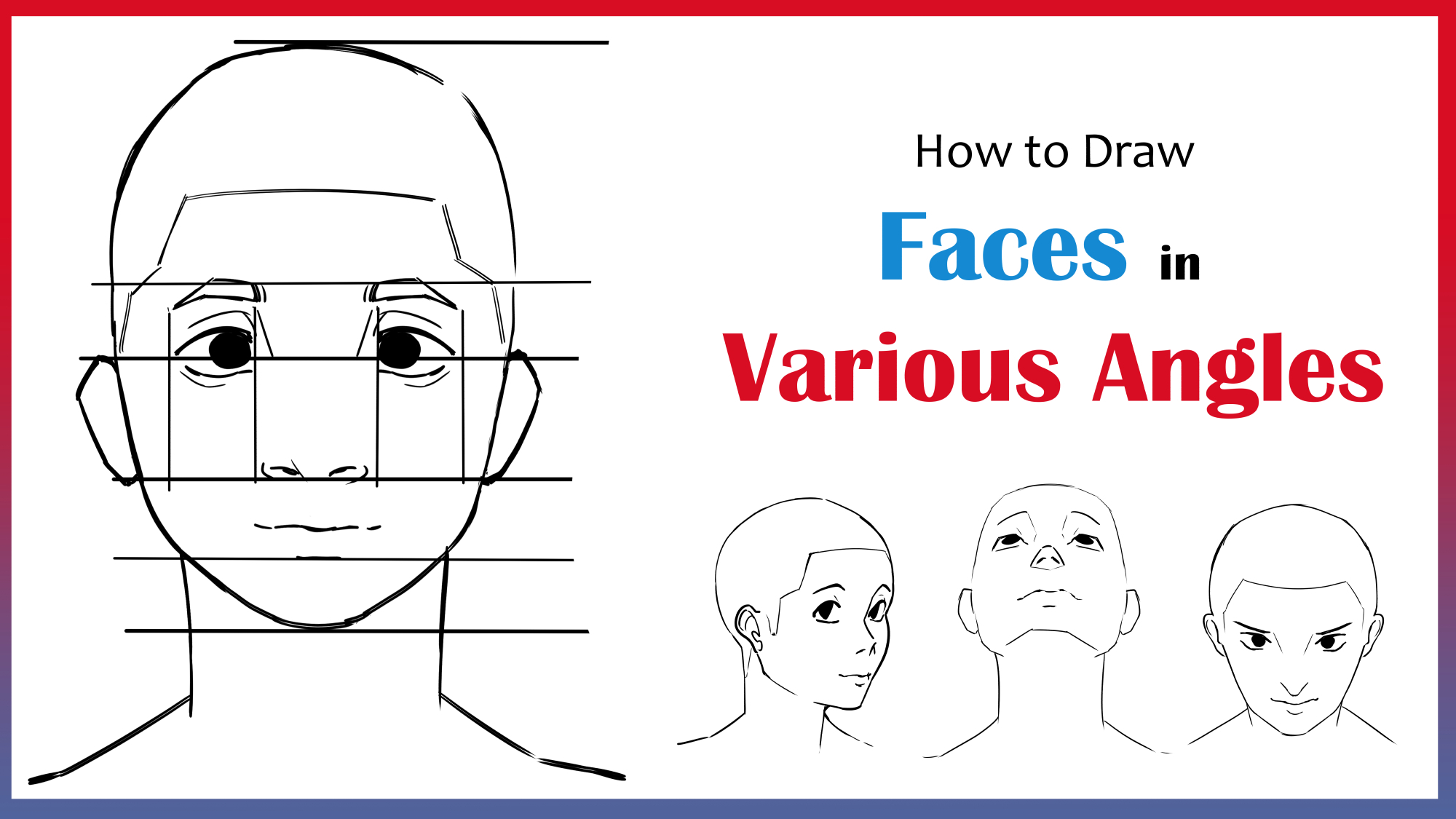 Drawing Faces In Different Angles (Beginners Guide!) By ... - Clip Art ...