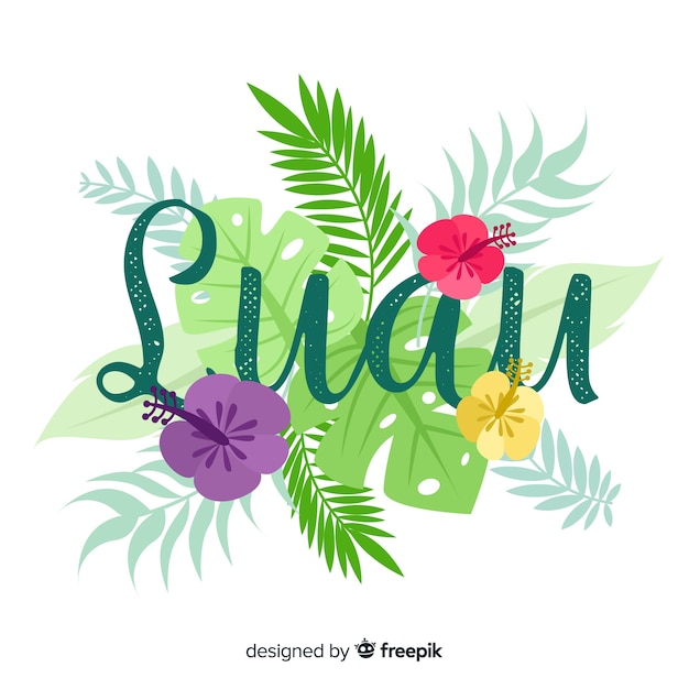 Free Vector | Hawaiian luau background - Clip Art Library