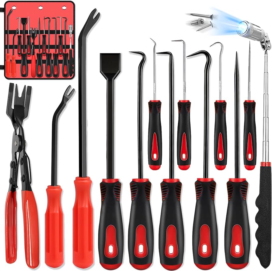 Amazon.com: XBVV 13 Pcs Precision Pick and Hook Set with Scraper ...