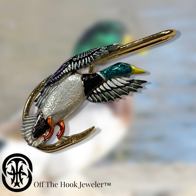 MALLARD HOOKIT© Hat Hook #2 - Mallard Hat Clip - Mallard Hat Pin ...