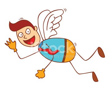 Flying Man Stock Clipart | Royalty-Free | FreeImages - Clip Art Library