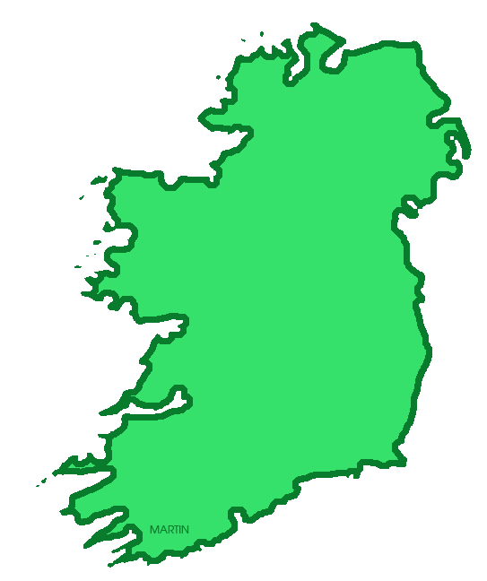 Republic Of Ireland - World Map - CleanPNG / KissPNG - Clip Art Library