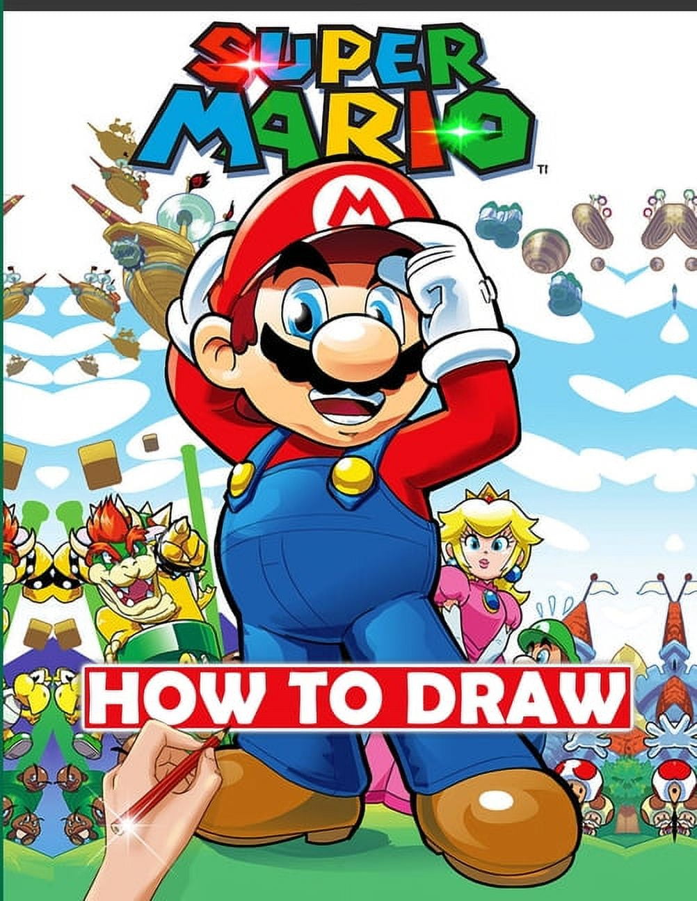 5 Ways to Draw Mario Characters - wikiHow - Clip Art Library