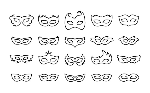 Free clip masquerade mask stencil, Download Free clip masquerade mask ...