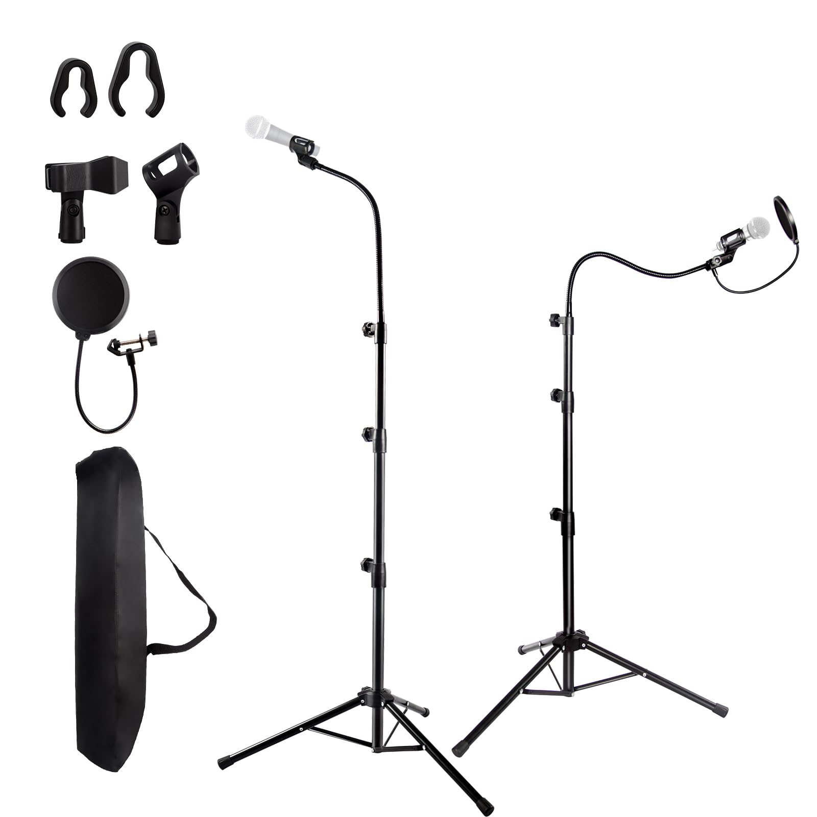 InnoGear Microphone Stand, Removable Tripod Boom Stand, Height ...