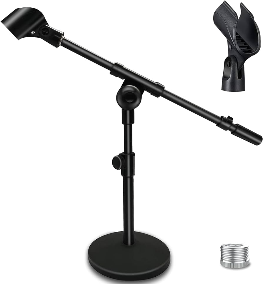 Microphone Clip Holder, Black Microphone Clip, Universal Microphone ...