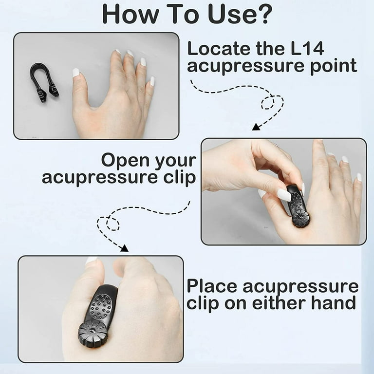 Headache Relief, Acupressure Clip Migraine Relief Acupressure Hand