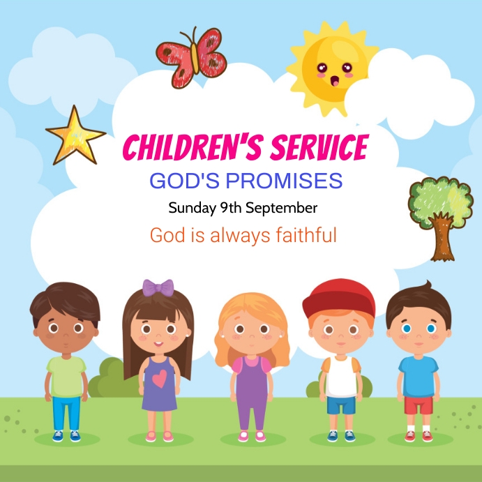 children ministry Template | PosterMyWall - Clip Art Library