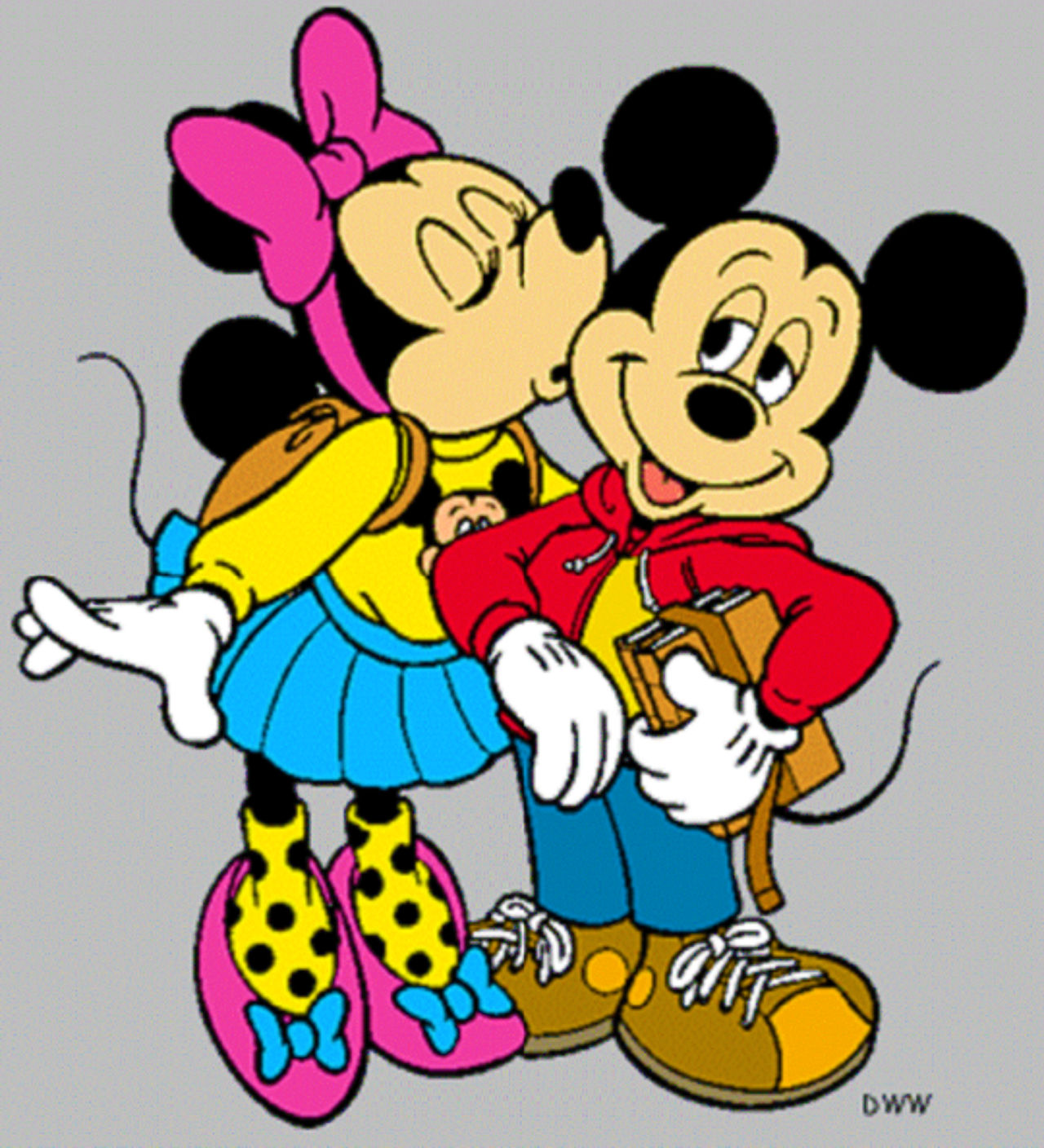 Free clip minnie and mickey kissing, Download Free clip minnie and ...