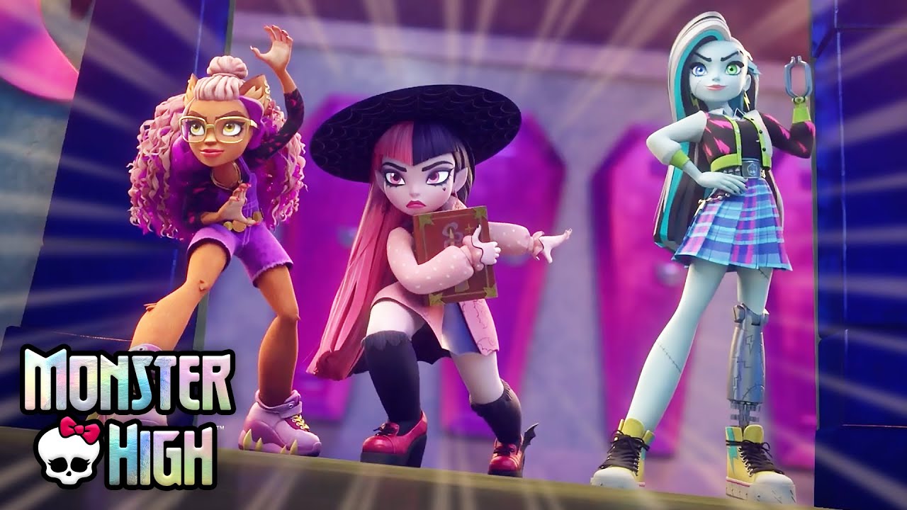 Draculaura, Frankie & Clawdeen stoppen Fressmonster! | Die neue Monster ...