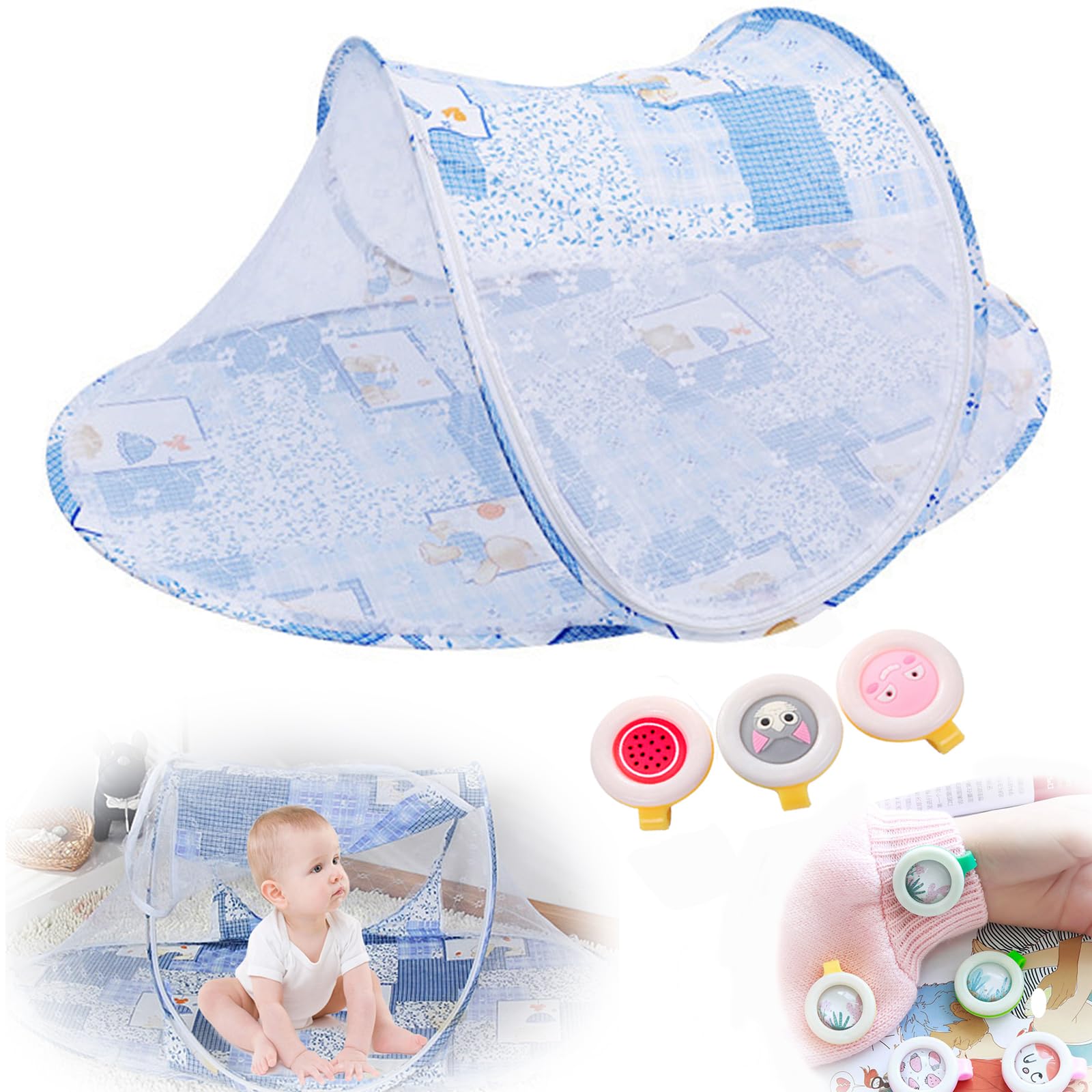 Baby Mosquito Net, mengger Foldable Mosquito Net Baby Mosquito Net Bed ...