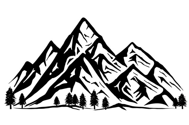 Free clip mountain line, Download Free clip mountain line png images ...